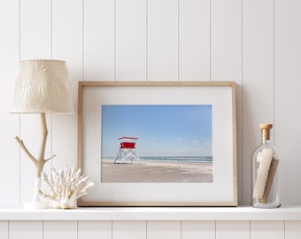 Small Coastal Print • Beach Photography Wall Art • 5x7 or 8x10 • Beach House Chic Decor