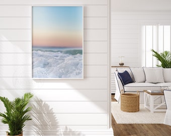 Brigantine New Jersey Ocean Photography Print, Coastal Wall Art