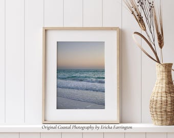 Day’s End Mini Beach Print – Sarasota Sunset Photography – Small Florida Coastal Wall Art
