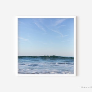 Asbury Park Ocean Wave Photography Print, Coastal Wall Art