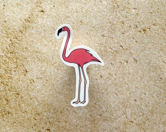 Tropical Flamingo Sticker - Add a Splash of Summer to Your Laptop or Water Bottle