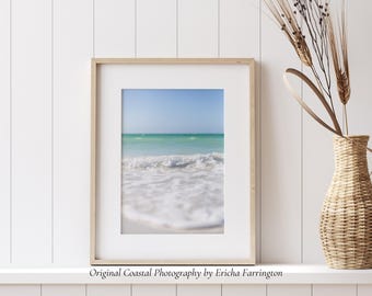 Sarasota Beach Print – Teal Ocean Coastal Photography