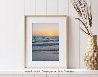 Last Light Mini Beach Print – Sarasota Sunset Photography – Small Gulf Coast Coastal Decor