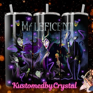 Maleficent Tumbler |  Villain Tumbler | Coffee Tumbler