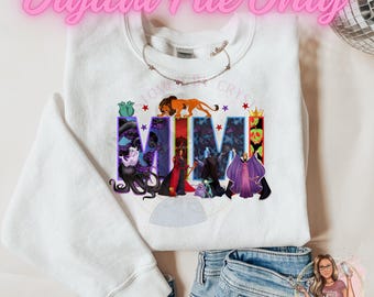 Mimi Villains Inspired PNG Digital Design