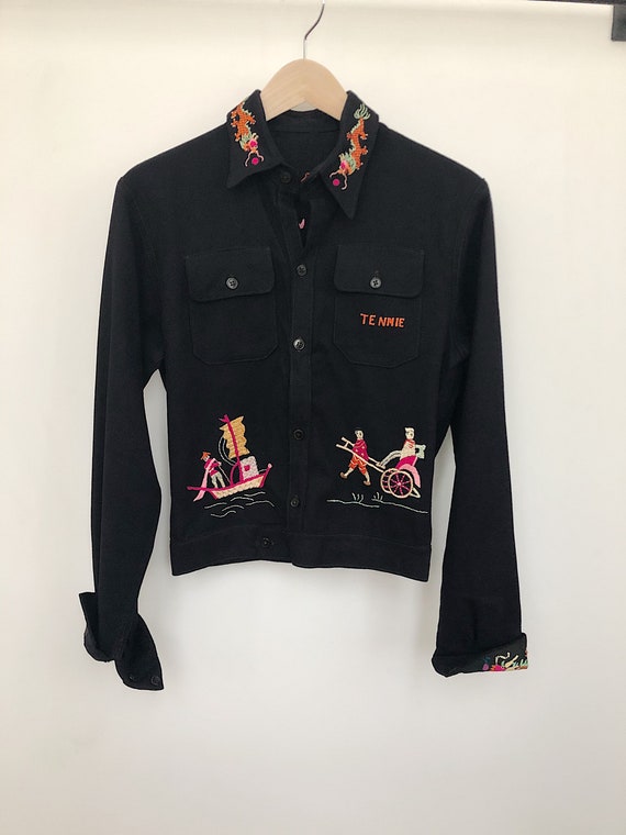 Vintage WWII Souvenir Jacket