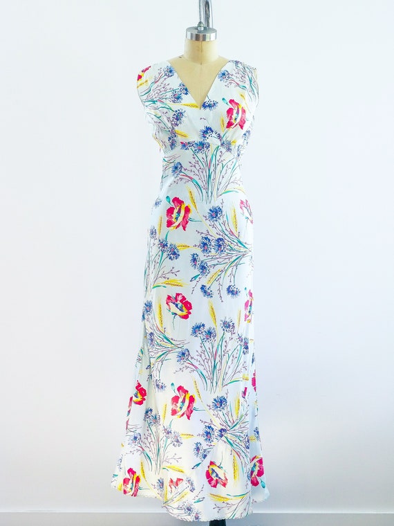 1930s Floral Slipdress