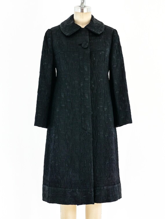 1960s Christian Dior Textured Coat