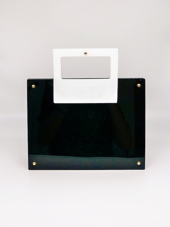 1960s Lucite Top Handle Handbag