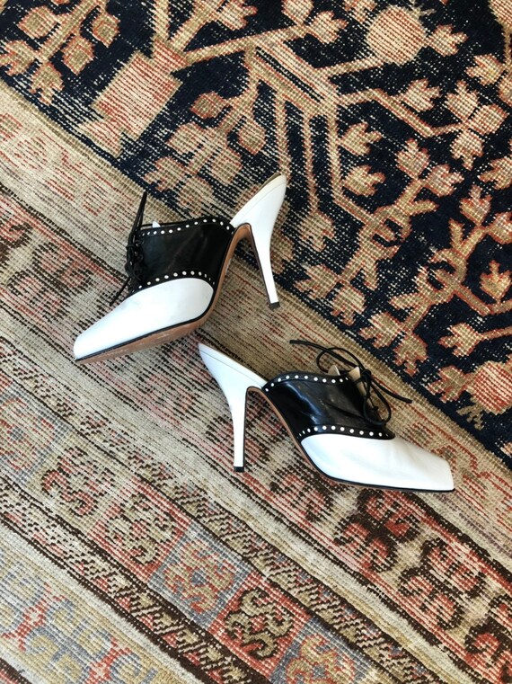 1990s Todd Oldham Oxford Mules