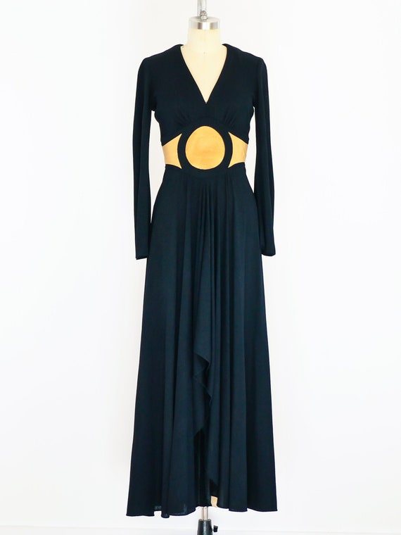 1970's Mr Boots Crepe Dress