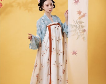 Tang Dynasty Chinese Hanfu, Traditional Chinese Clothes, Chinese Style Girl Dress, Costume, Chinese Dress, Asian Dress