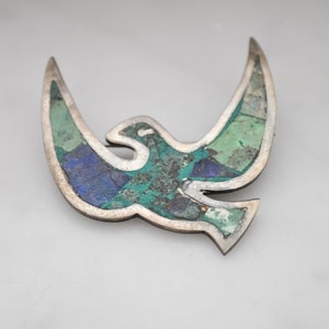 Vintage Los Castillo Taxco Sterling Brooch