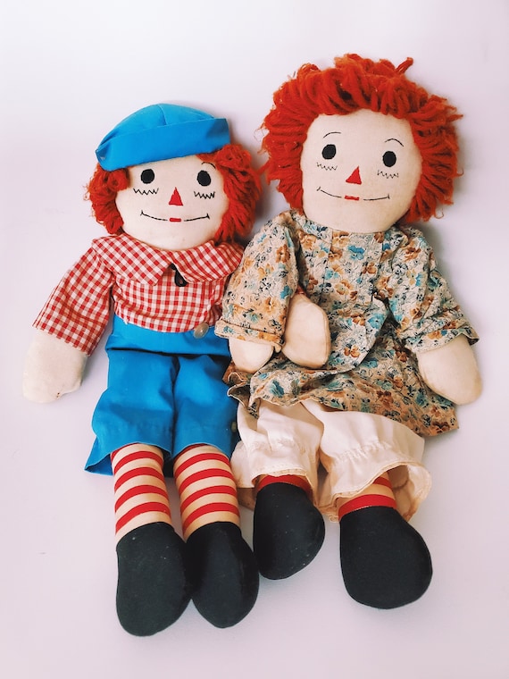 old raggedy ann and andy dolls