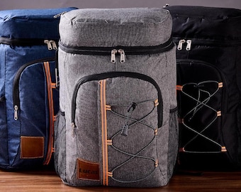 Personalized Insulated Cooler Backpack: Groomsman Gift, Golf Beer Bag