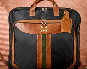 Water Proof Carry On Bag for Business Travel Custom Travel Garment Suit Bag Personalized Overnight Groomsmen Father’s Day Gift Graduation