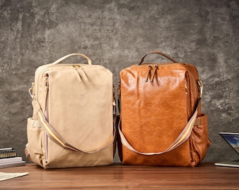 Bridesmaid Gift for Her Women Personalized LEATHER WOMENS BACKPACK Rucksack Hand Bag Purse Shoulder Bag Satchel Custom Christmas