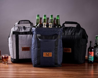 Personalized Insulated Cooler Bag: Groomsman Gift, Golf Beer Storage
