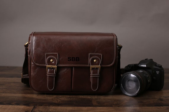 leather dslr camera bag