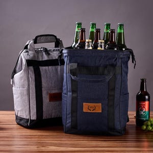 Gepersonaliseerde koeltas voor stalknecht: lasergegraveerd geïsoleerd canvas