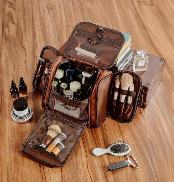 Organizer Da Viaggio Borsa Da Bagno Da Appendere Grande | Organizer Per Viaggio E Trucco Unisex (Nera) Beauty Viaggio - Foto 2