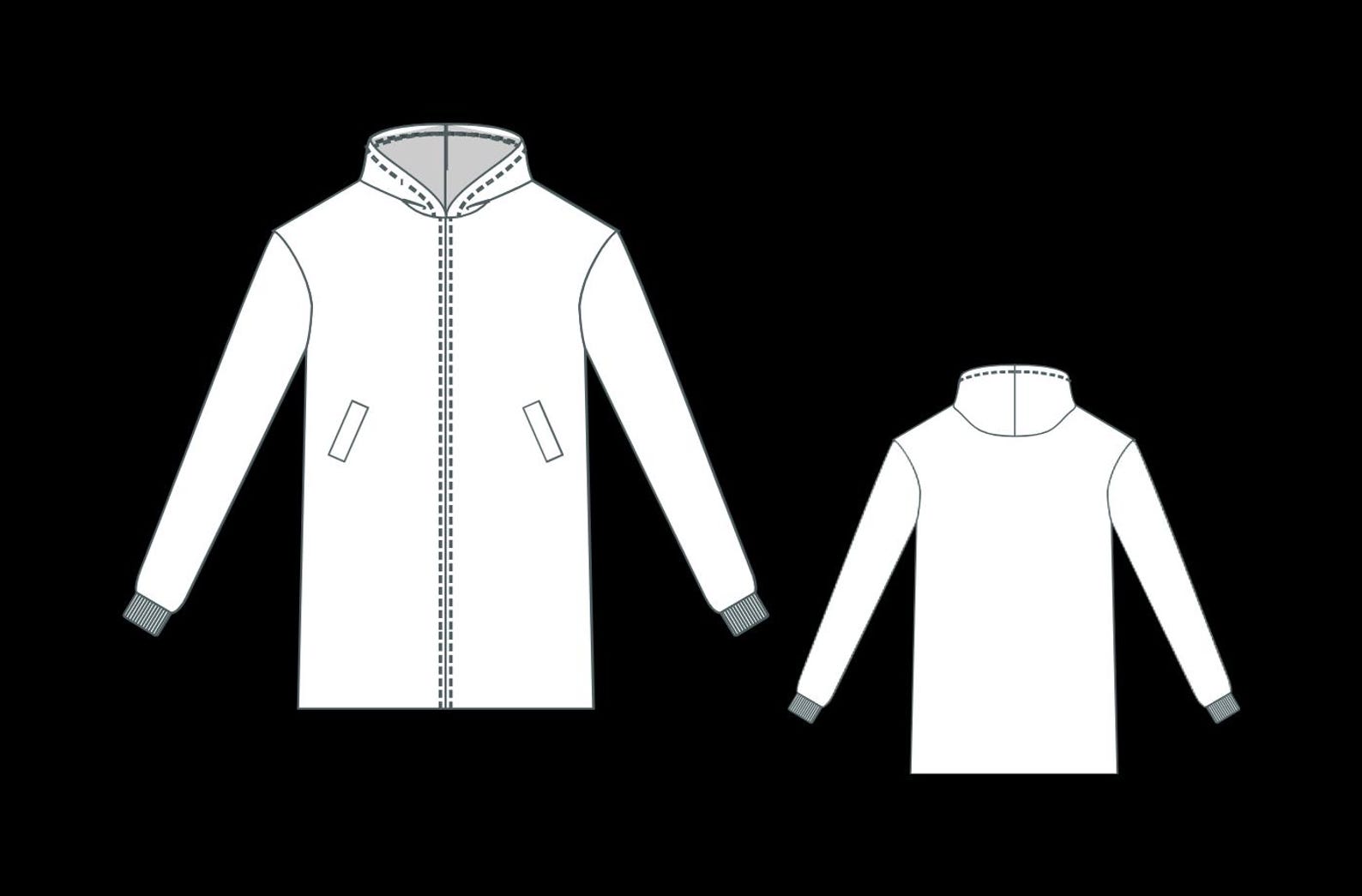 Unisex Coat Sewing Pattern | Kids Hooded Jacket PDF | Winter Coat ...