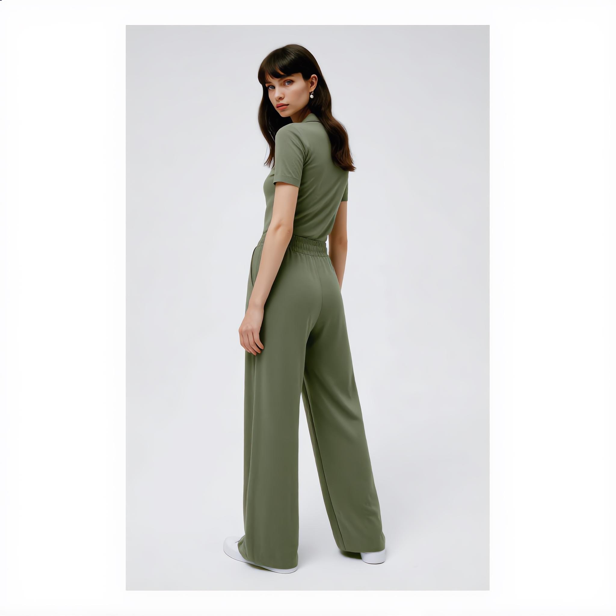 Basic Top & Pull on Pants Sewing Pattern Set | Relaxed Fit Wide Leg ...