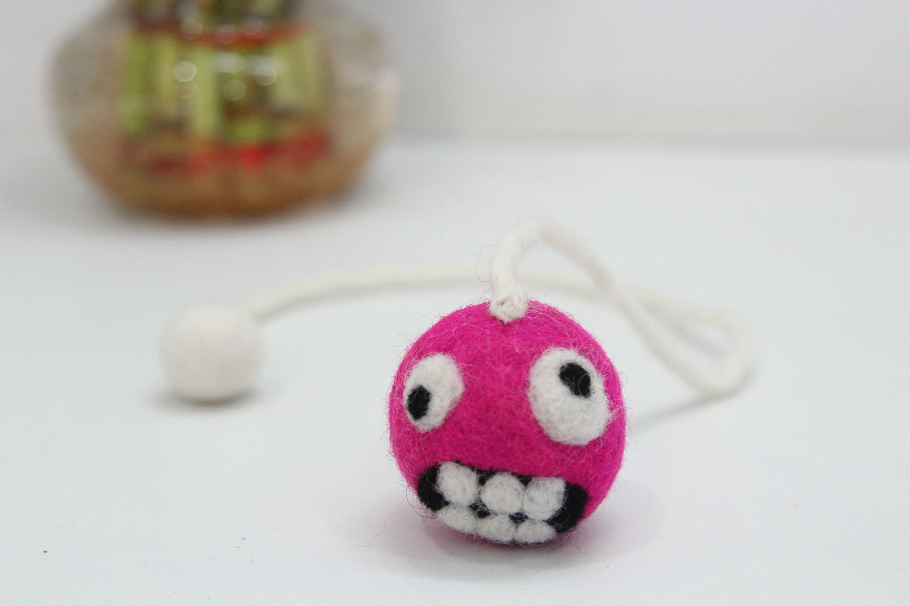 4 Pieces Felt Cat Ball Cat Toysfelt Cat Ballsdog Toywool Etsy