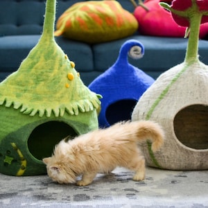 soft-and-warm-cat-cave, 
wool product, catcaves, big cat bed cave, kitten cave, meowfia premium felt cat cave bed, diy cat cave, felted wool cat bed, cave for cats, wooly cave cat bed, meowfia cat bed plush cat cave, small cat cave, cat cave for 2