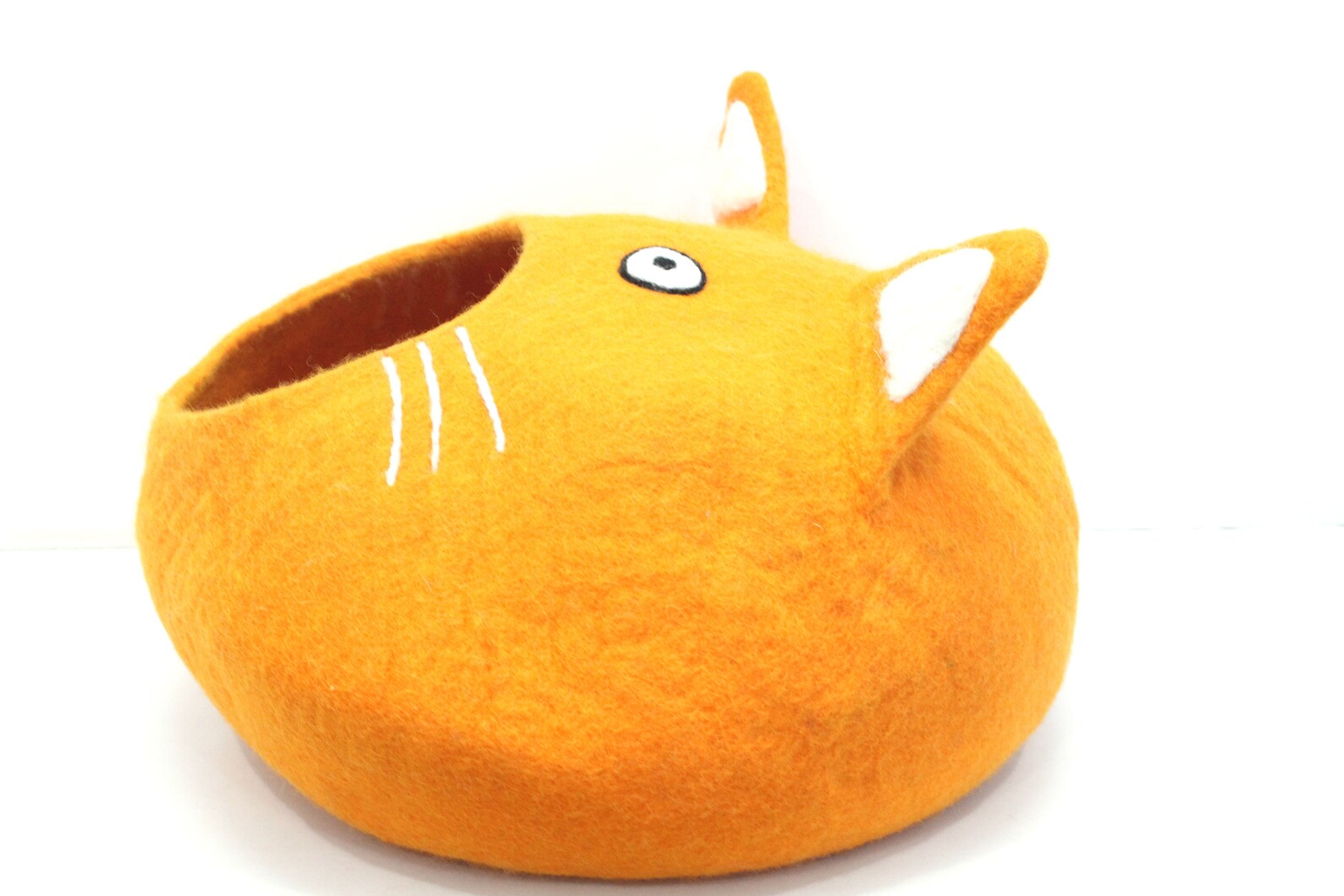 Cat Cave Made of Pure Felt Woolhandmade Felt Pet Housecat Etsy