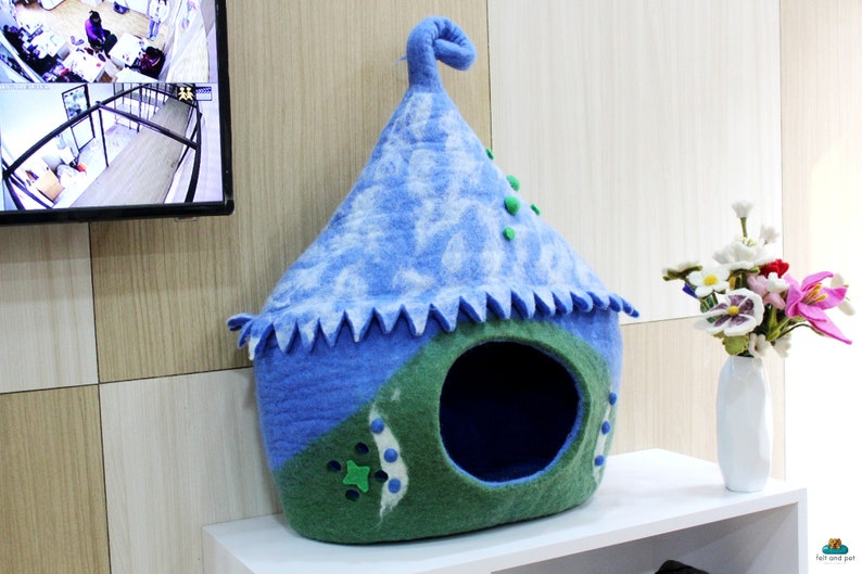 indoor cat bed, cat cave, modern cat furniture, pet cave, cat bed, cat furniture
