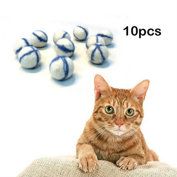 felt cat balls