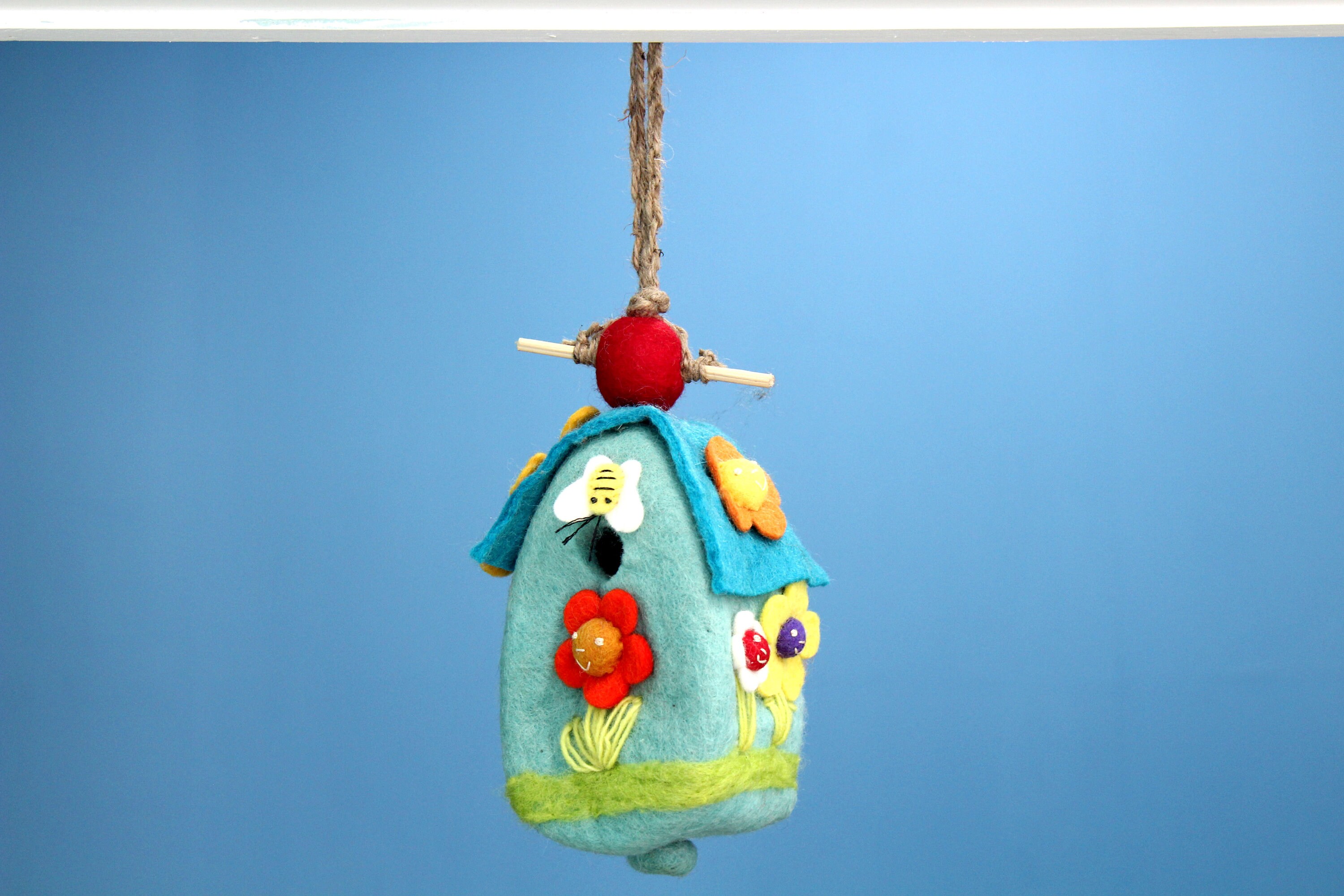 Handmade Felt Bird HouseSafe and Cozy NestFelted Bird Etsy