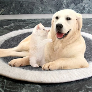 Wool Pet Mat | Handmade, Cozy & Eco-Friendly Rug Made With Natural Wool – Custom Sizes Available | Perfect Comfort for Your Pet