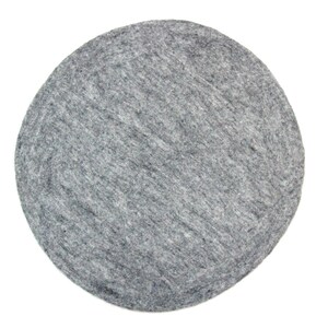 thick felt plain mat