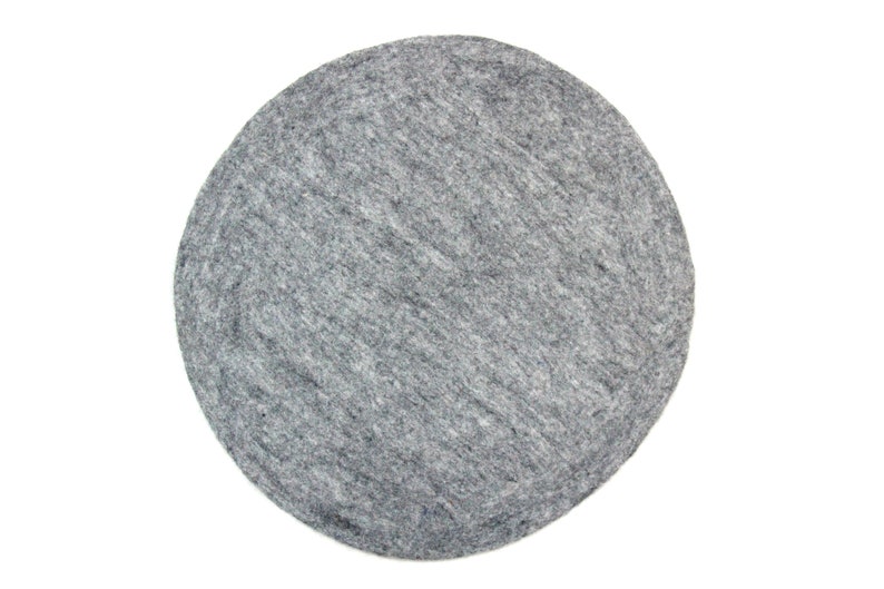 thick felt plain mat
