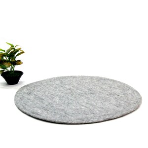 wool felt place plain mat