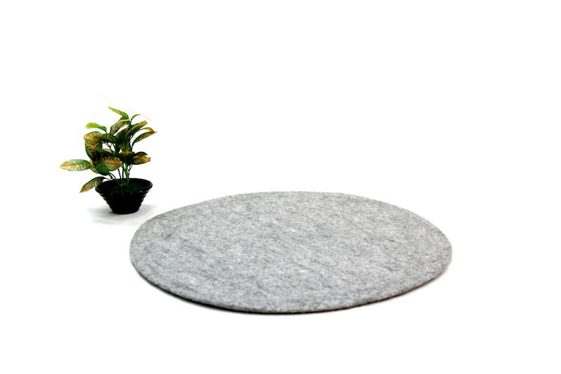 wool felt place plain mat