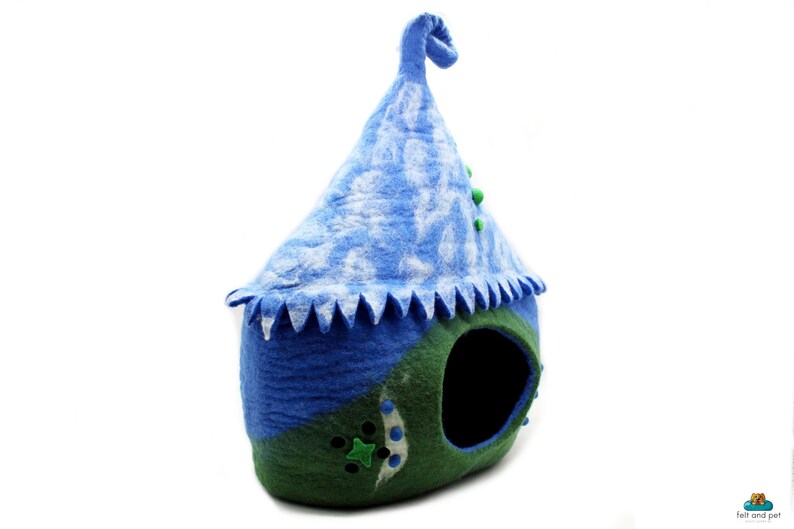 handmade pet house, unique designed cat cave, cute cat cave, cat wool bed, luxury cat cave