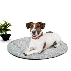 felt gray mat