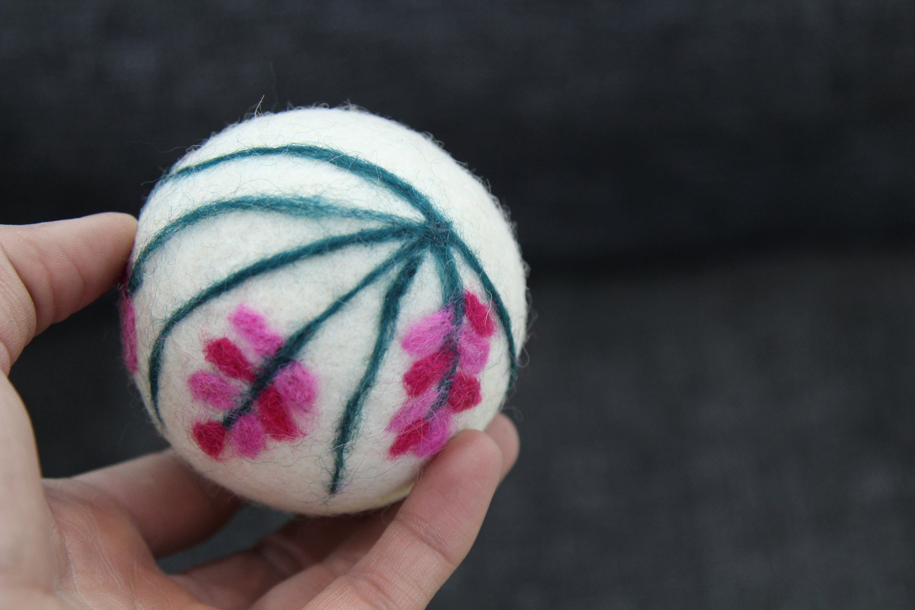 4 Pieces 5cm Cat Toysfelt Cat Ballsdog Toywool Ballball Etsy