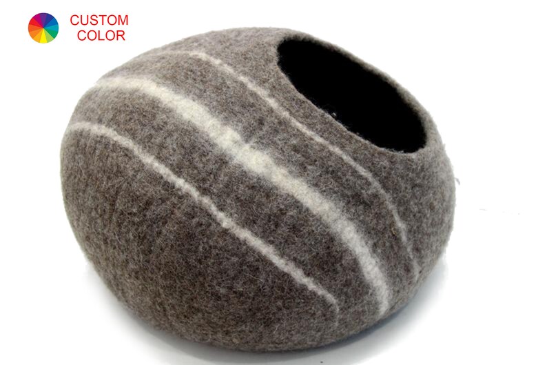 wool felt round cat furniture