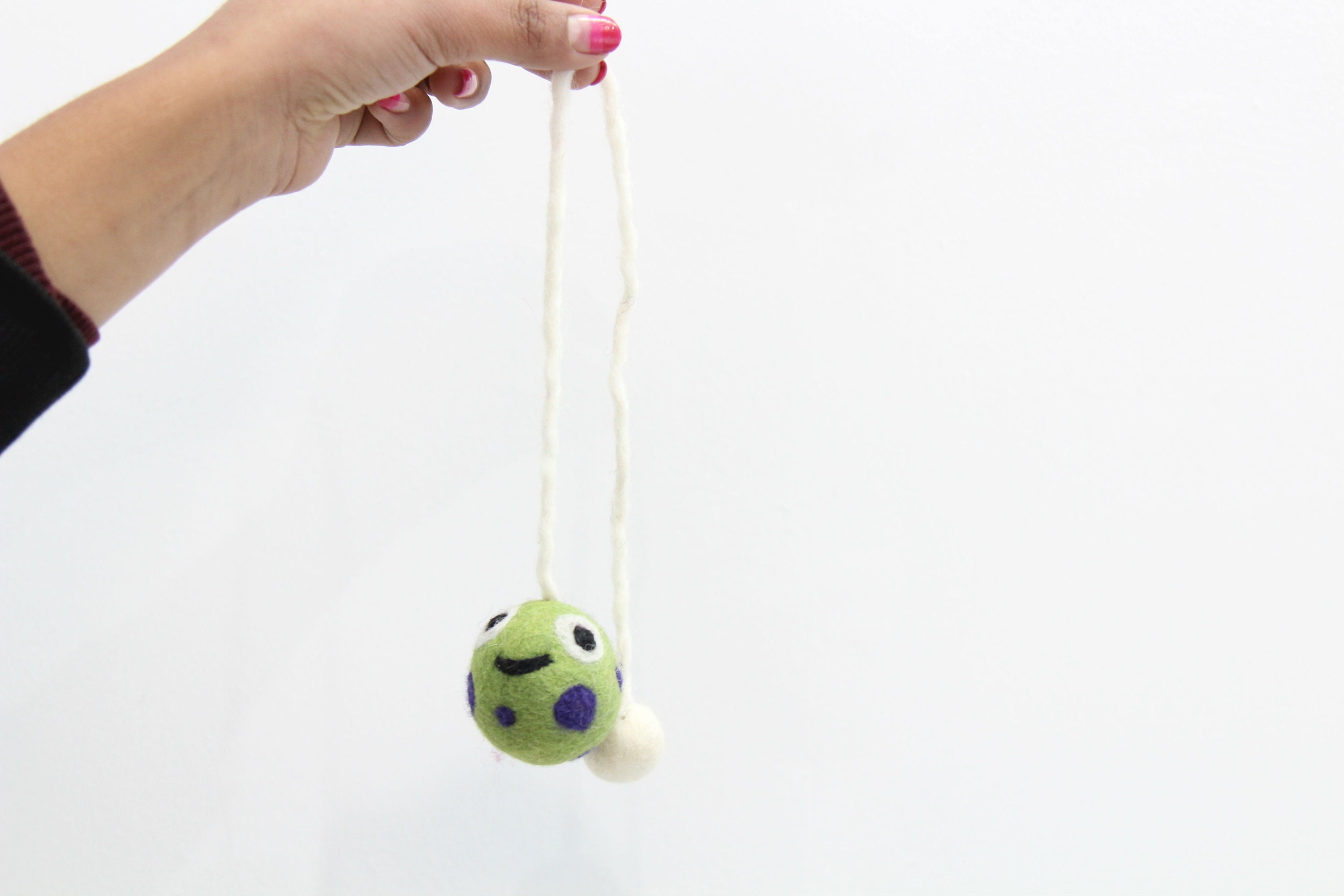 4 Pieces Felt Cat Ball Cat Toysfelt Cat Ballsdog Toywool Etsy