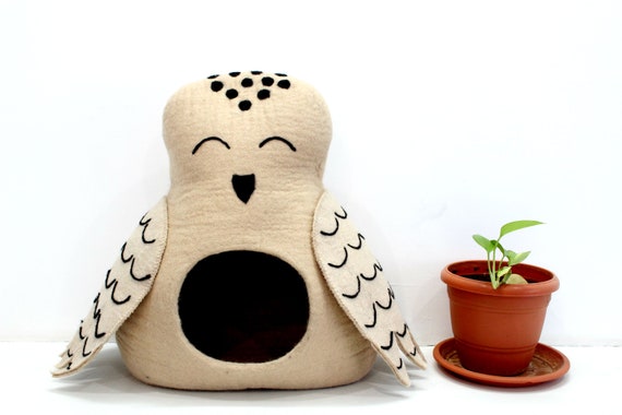 owl cat bed