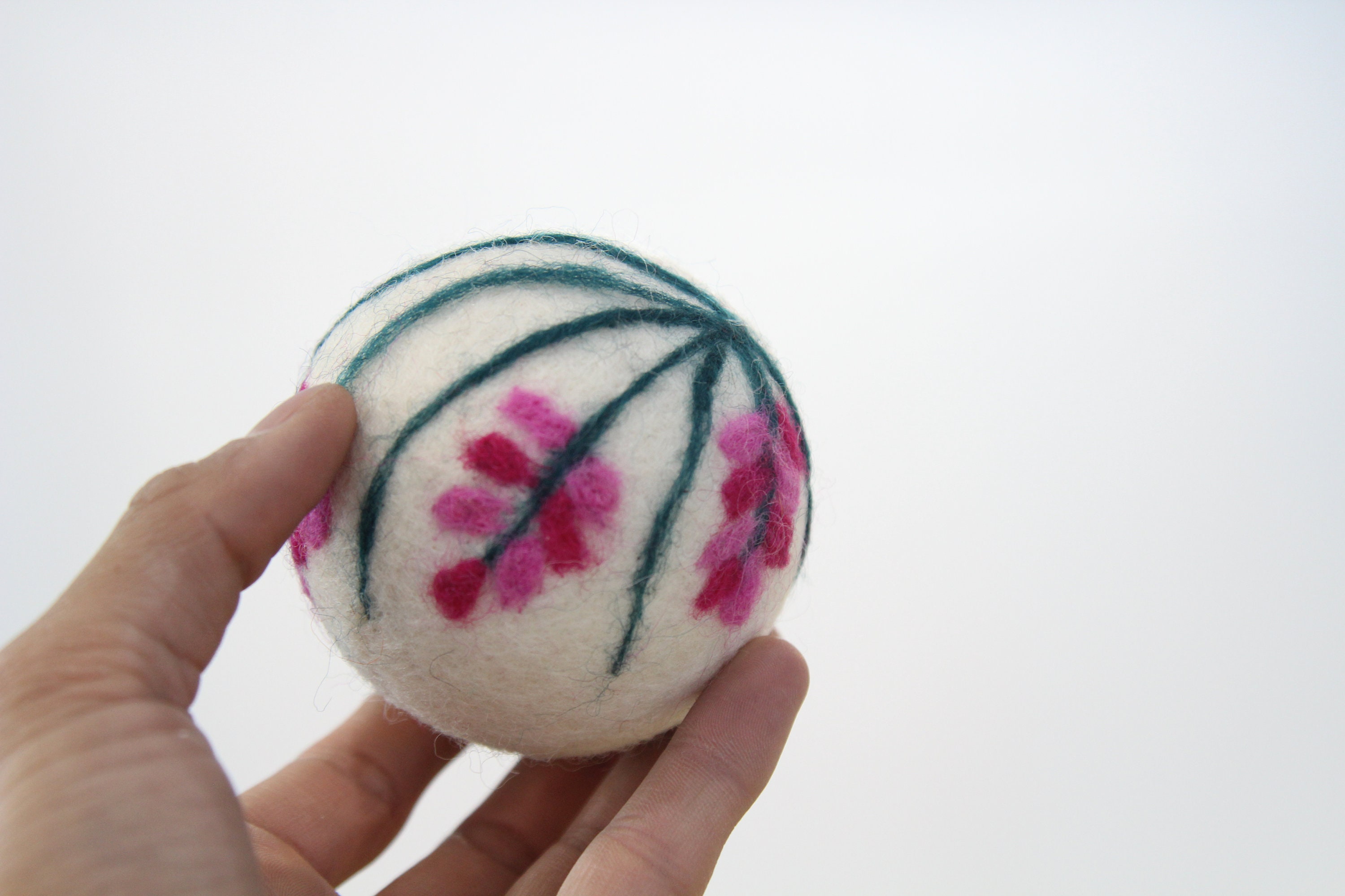 4 Pieces 5cm Cat Toysfelt Cat Ballsdog Toywool Ballball Etsy