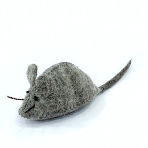 3 pcs - Felted Handmade Pet Toys - Cat Toy - Felt Mouse - Mouse For Your Pets - Felt Cat Teaser- From Nepal