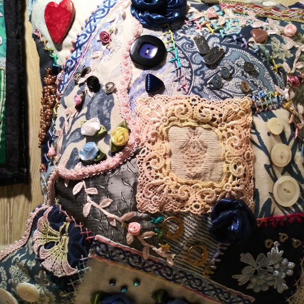 Crazy Quilt Pillows Etsy