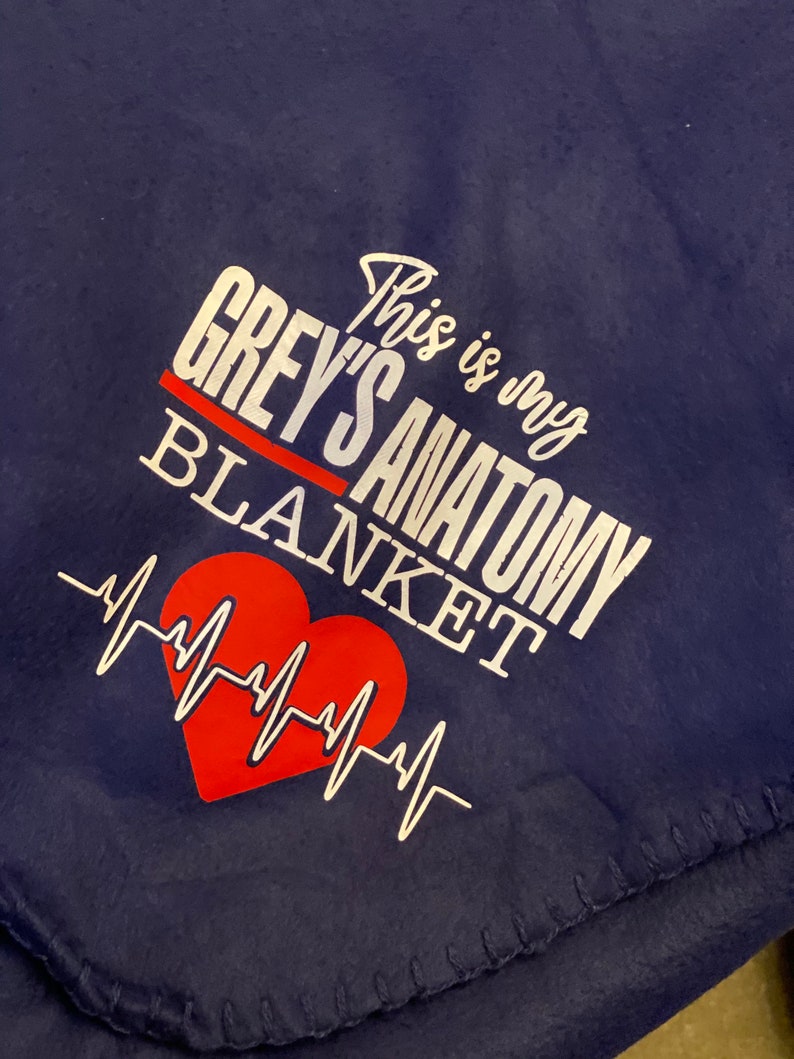 Greys Anatomy Blanket Etsy