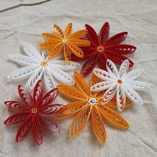 Papier Blumen Quilling 3er Sets