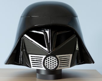 Spaceballs 'Dark Helmet' Full Size Wearable Cosplay Helmet with Retractable Face Plate - Spaceballs Cosplay - Hex3D Design - 3D Printed